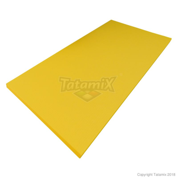 Tatamix judomat voor wedstijden | 200 x 100 x 5 cm | geel