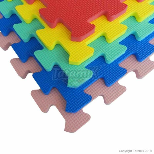Sport- en spelmat set van 10 Tatamix | 1 cm | 5 kleuren
